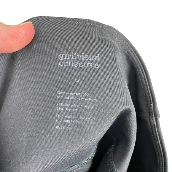Girlfriend Collective Gray Compressive High-Rise Leggings - Picture 6 of 6